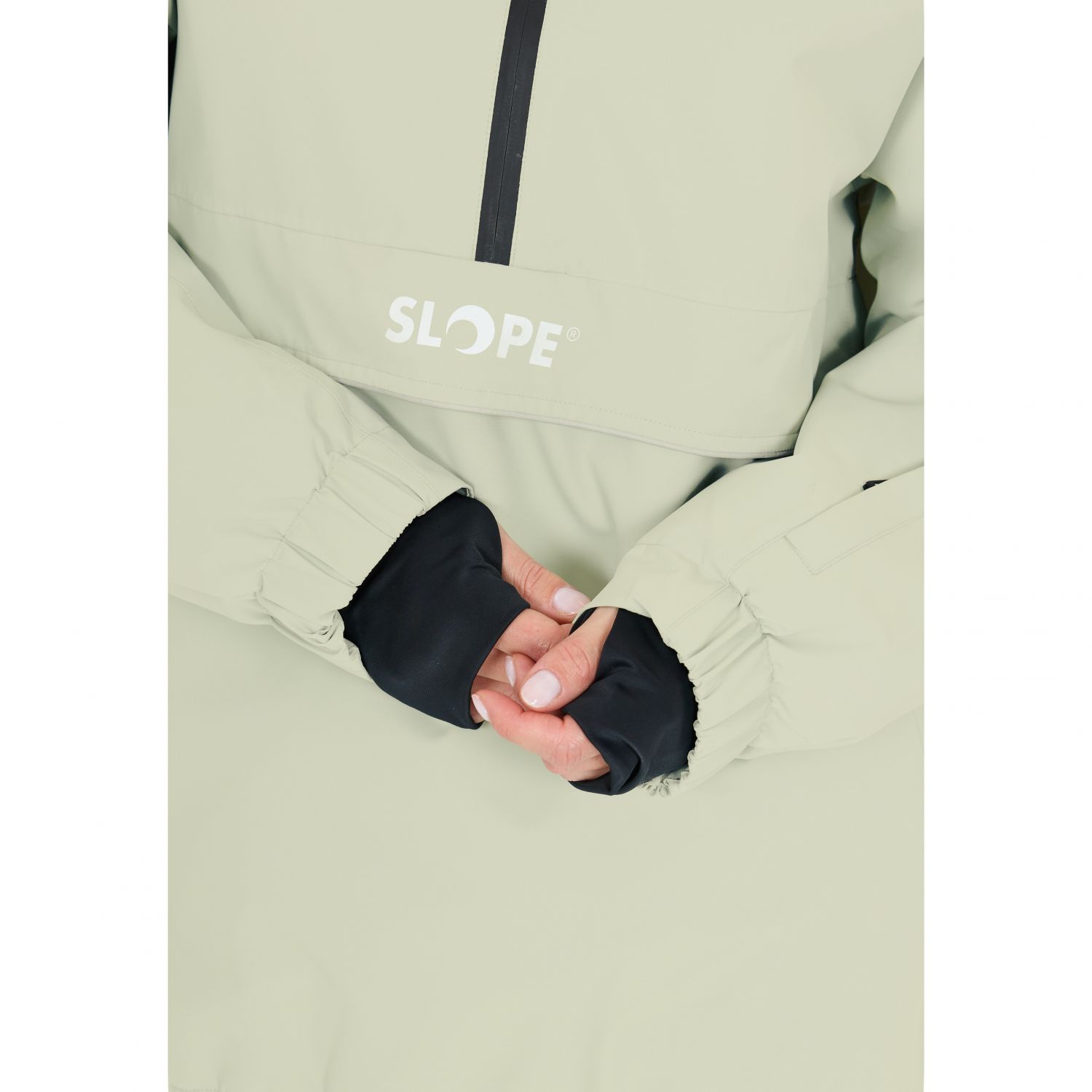 SLOPE Blizz Loose, snowboard anorak, dame, aqua gray
