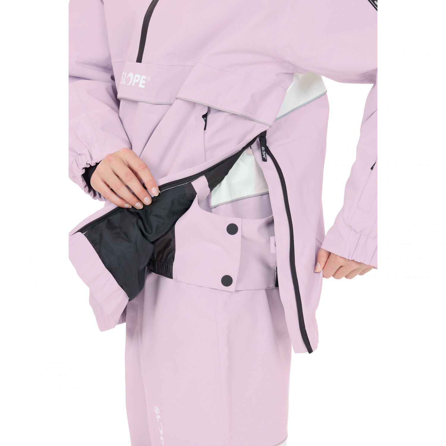 SLOPE Blizz Loose, snowboard anorak, dame, lilla