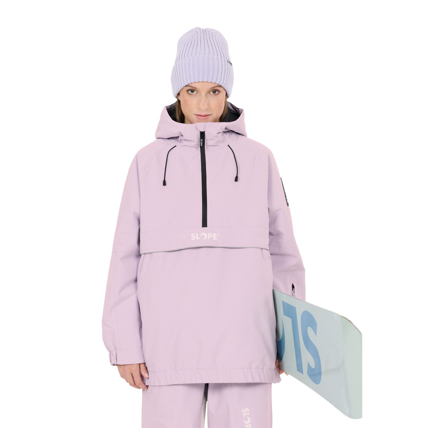 SLOPE Blizz Loose, snowboard anorak, dame, lilla
