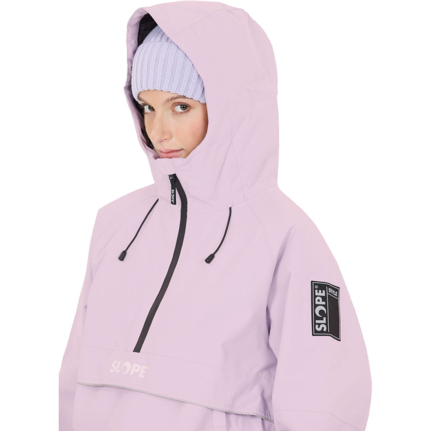 SLOPE Blizz Loose, snowboard anorak, dame, lilla