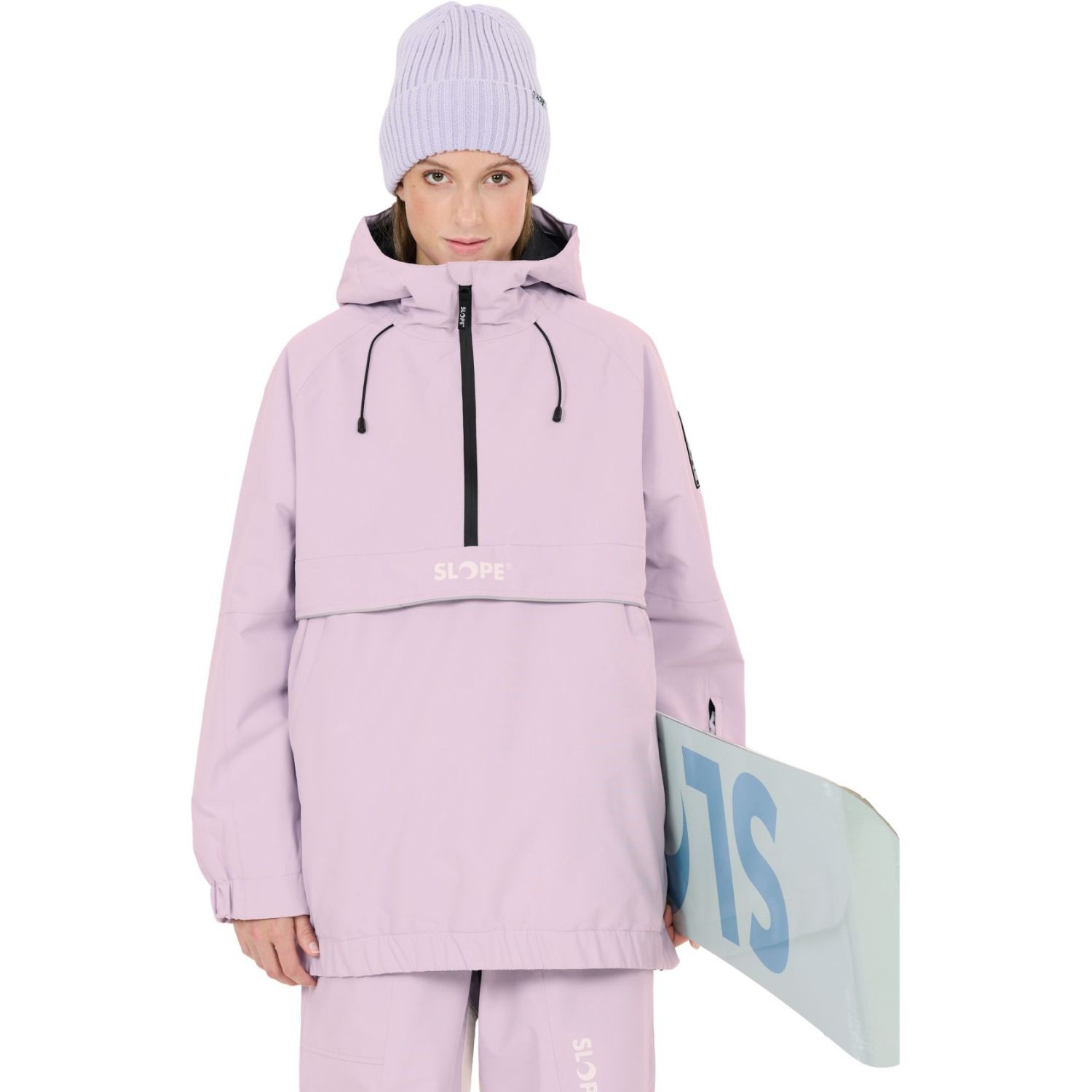 SLOPE Blizz Loose, snowboard anorak, dame, lilla