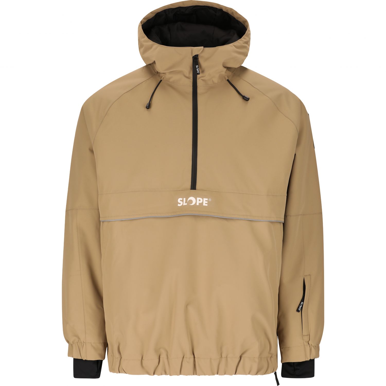 SLOPE Blizz Loose, snowboard anorak, herre, brun