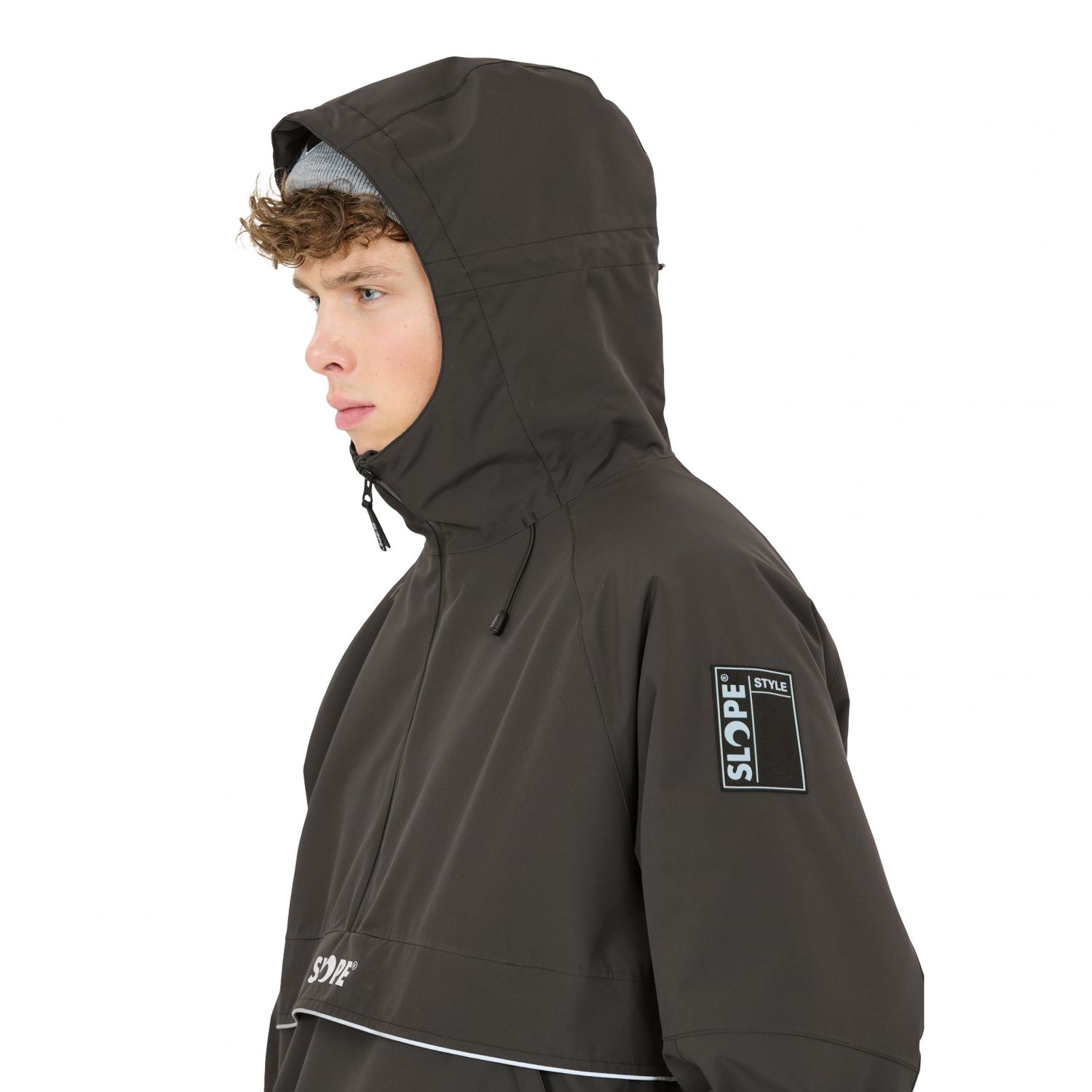 SLOPE Blizz Loose, snowboard anorak, herre, sort
