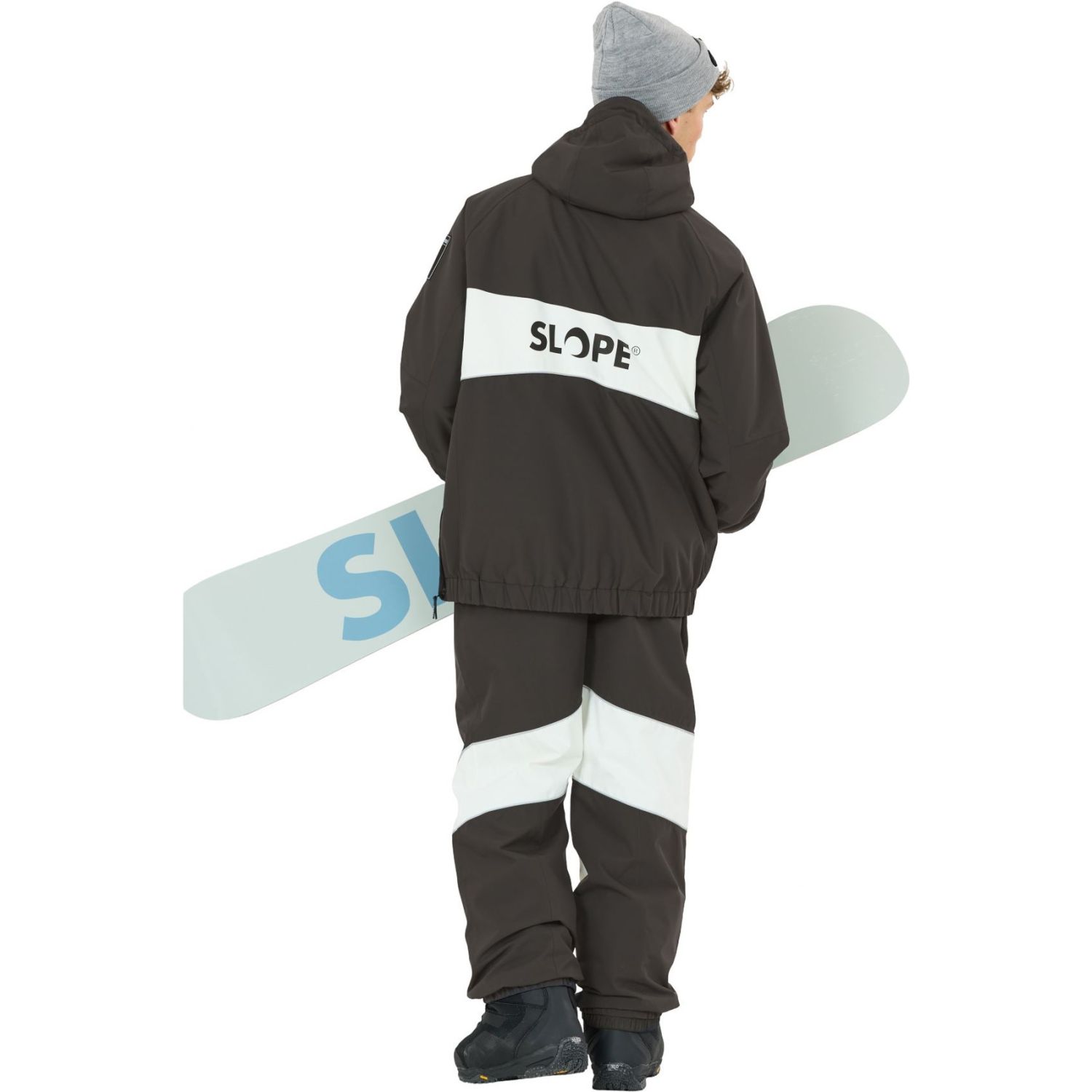 SLOPE Blizz Loose, snowboard anorak, herre, sort