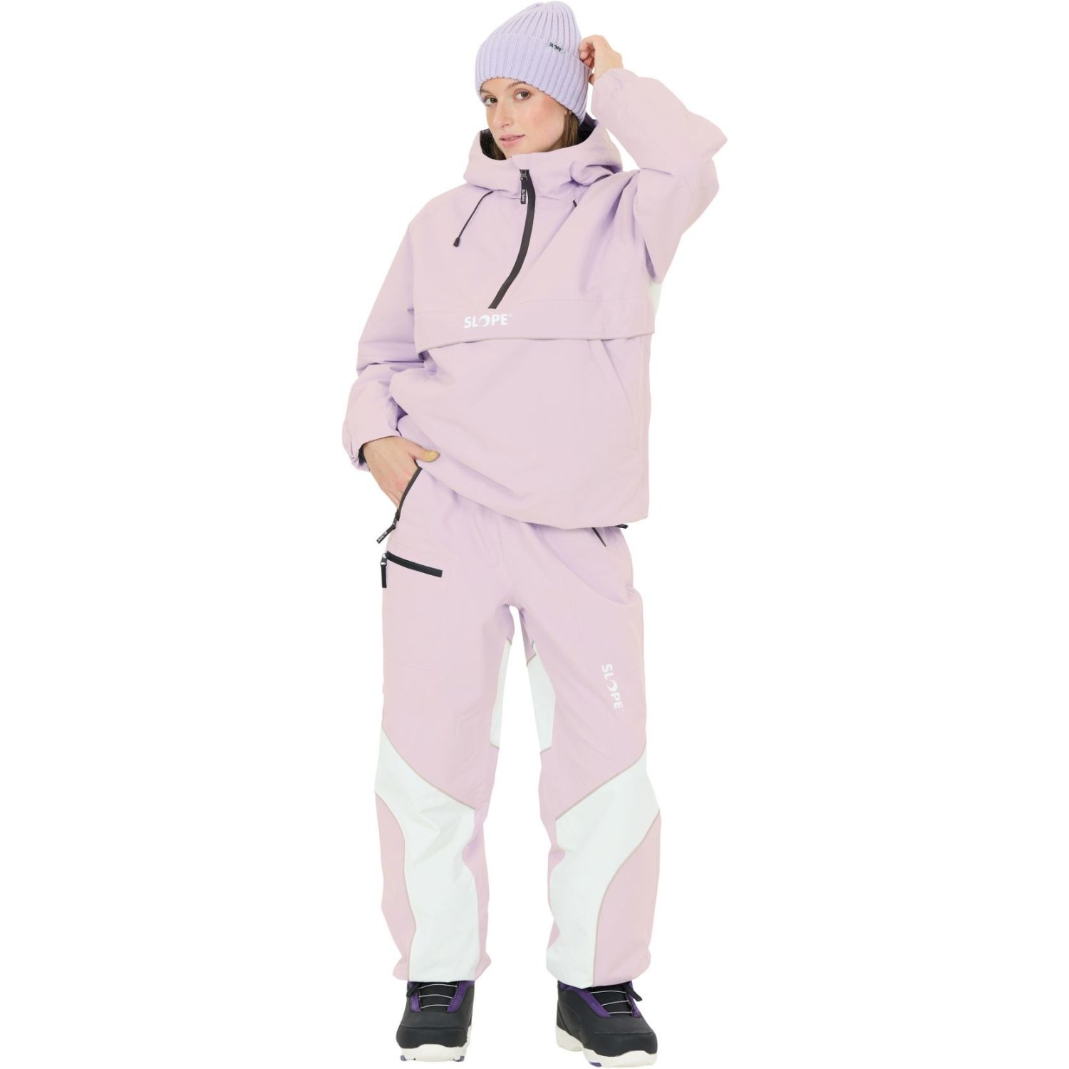 SLOPE Blizz Loose, Snowboardhose, Damen, lila