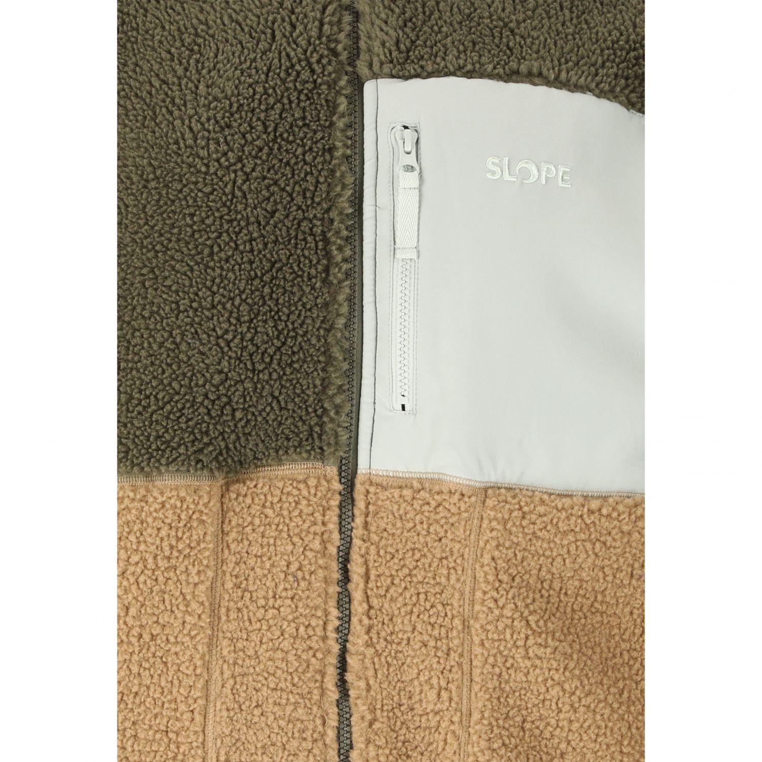 SLOPE Katau Teddy, chaqueta polar, hombre, grape leaf