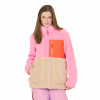 SLOPE Katau Teddy, dámska fleecová bunda, prism pink