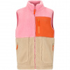 SLOPE Katau Teddy, fleecová vesta, dámska, prism pink