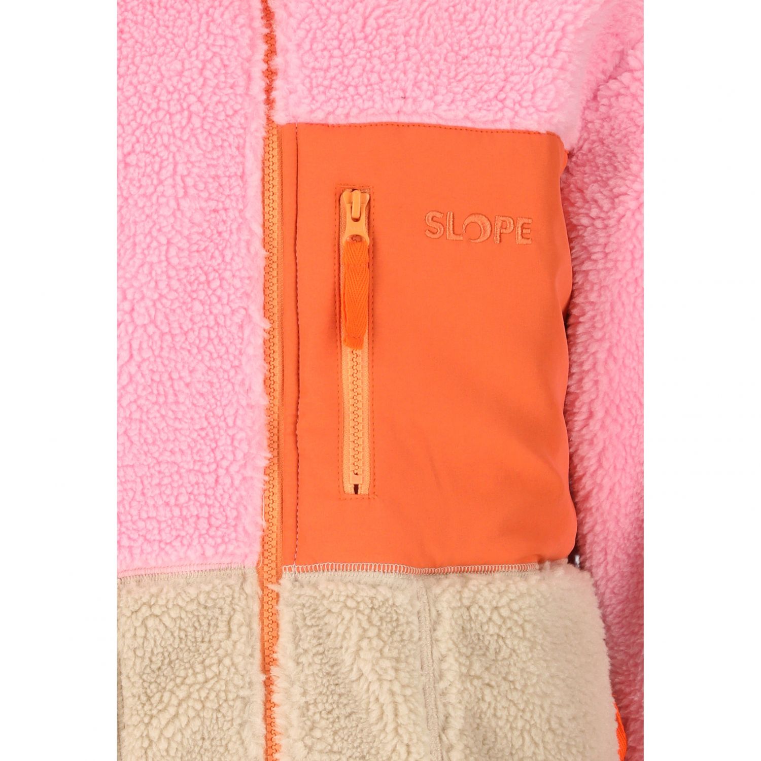SLOPE Katau Teddy, suéter de fleece, júnior, pink