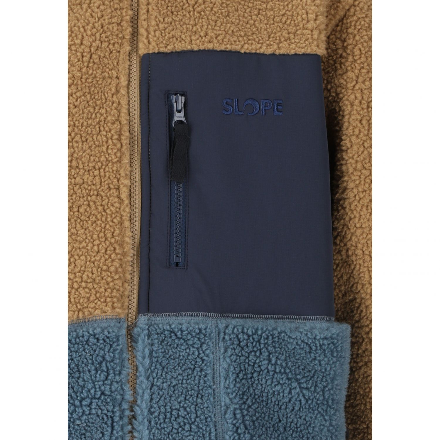 SLOPE Katau Teddy, suéter de fleece, juvenil, petrified oak