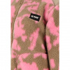SLOPE Kendor AOP Teddy, fleece bunda, dámske, pink