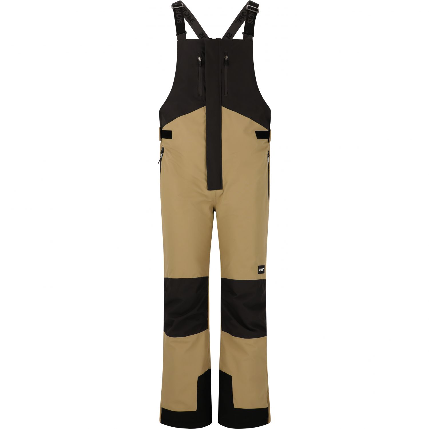 SLOPE Kenwood Bib, calças de esqui, masculino, marrom