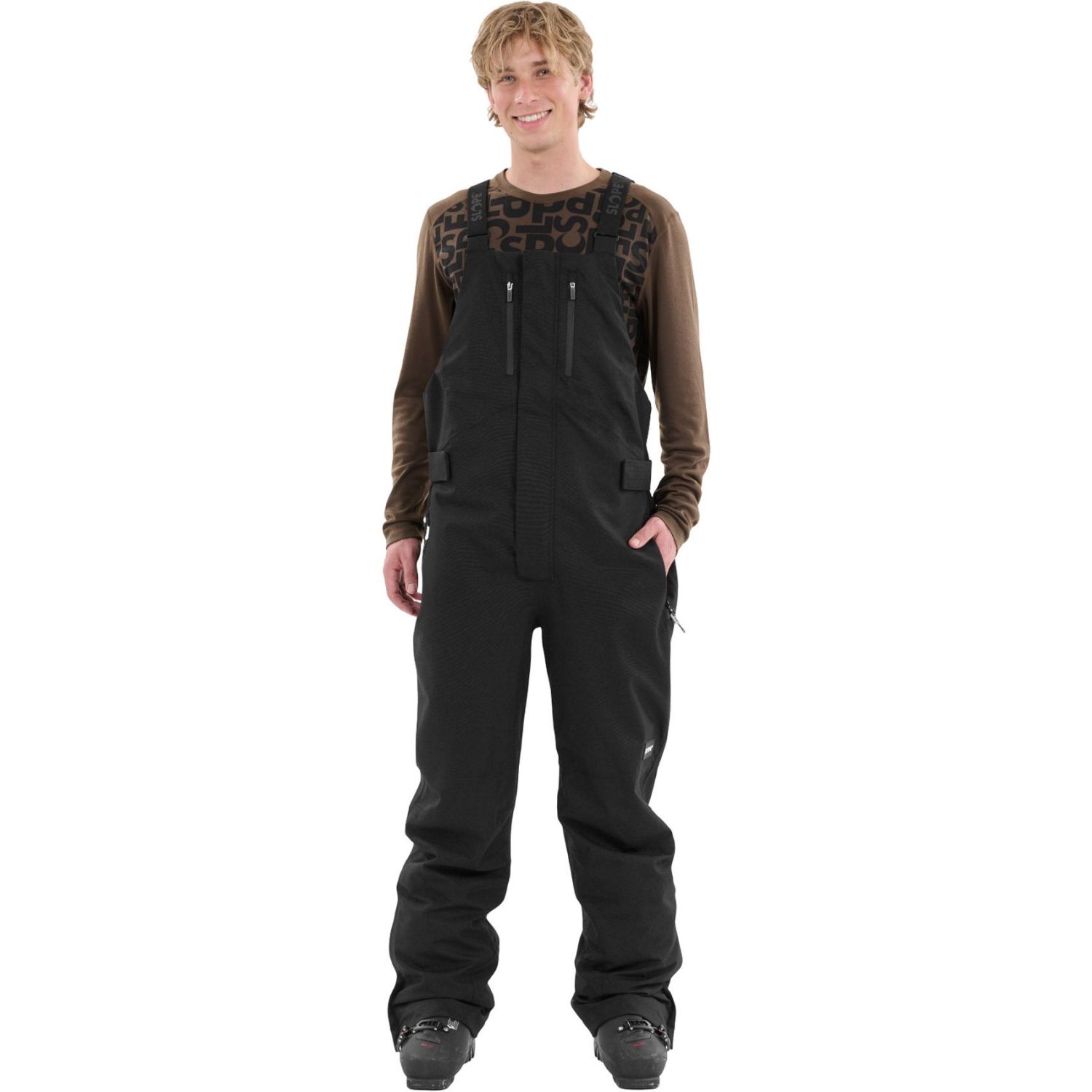 SLOPE Kenwood Bib, Skihose, Herren, schwarz