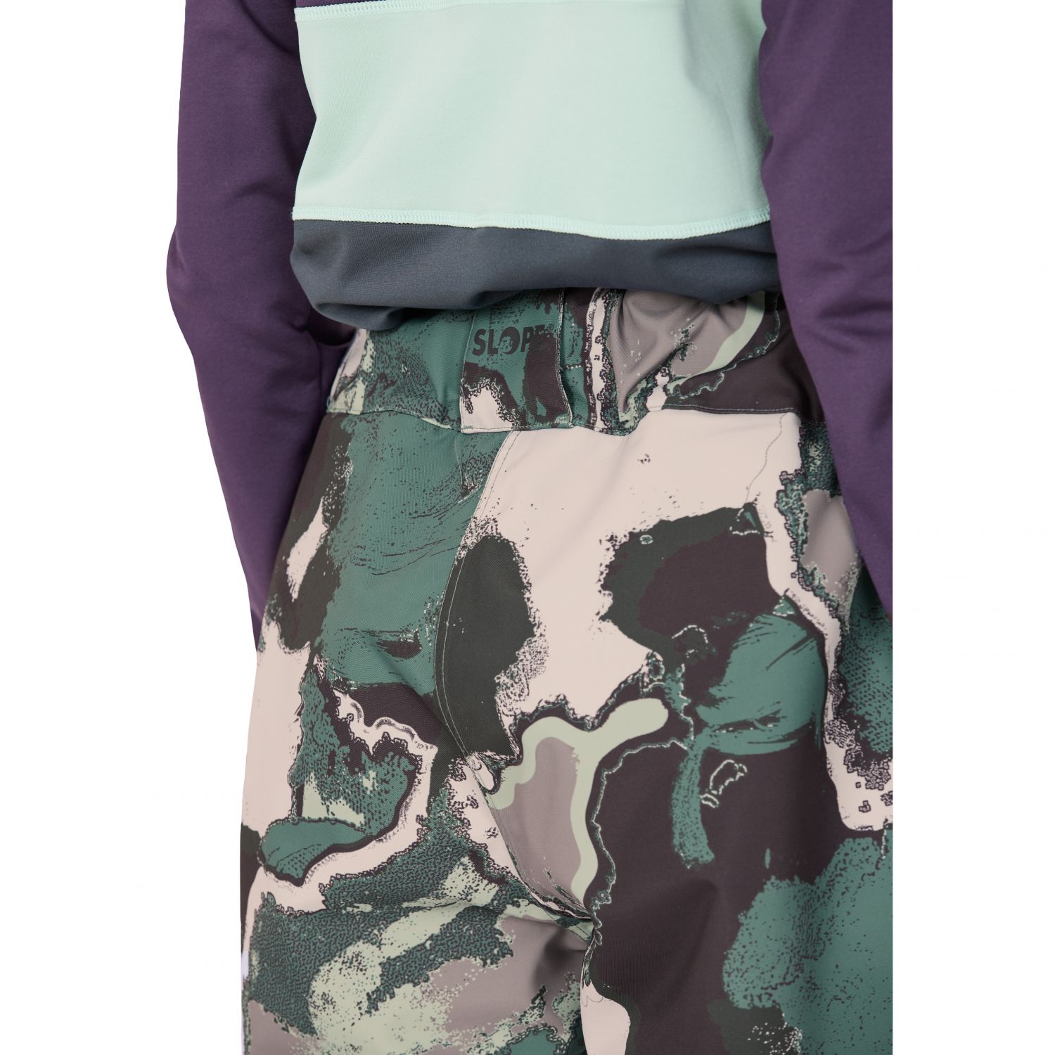 SLOPE Killy AOP, calças de esqui, feminino, azul