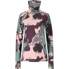 SLOPE Nyland AOP high neck midlayer, dame, north atlantic