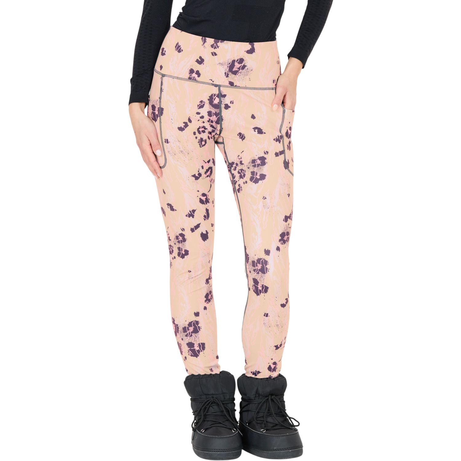 SLOPE Nyland AOP Leggings, Damen, Feather Gray