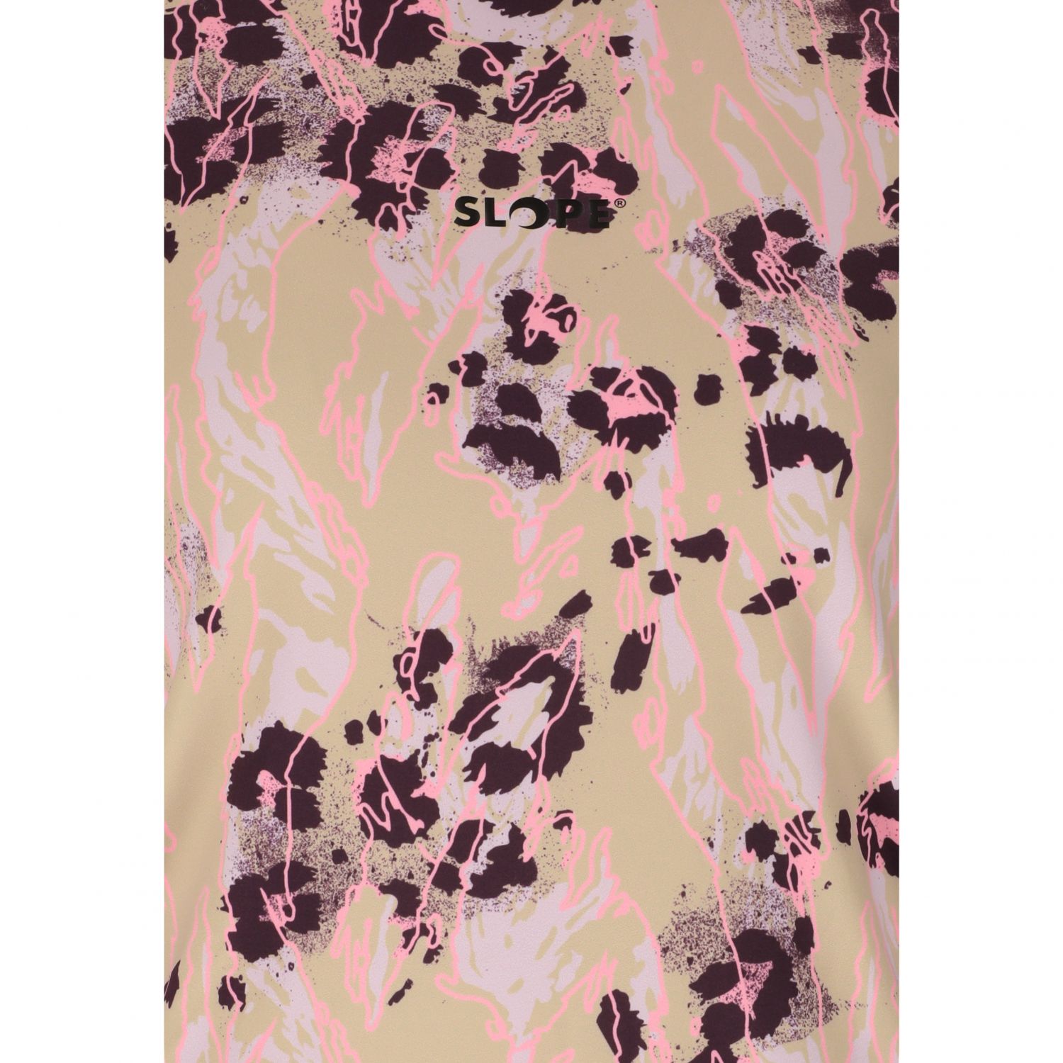 SLOPE Nyland AOP, segunda camada com gola alta, feminino, feather gray
