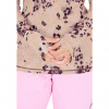 SLOPE Nyland AOP, segunda camada com gola alta, feminino, feather gray