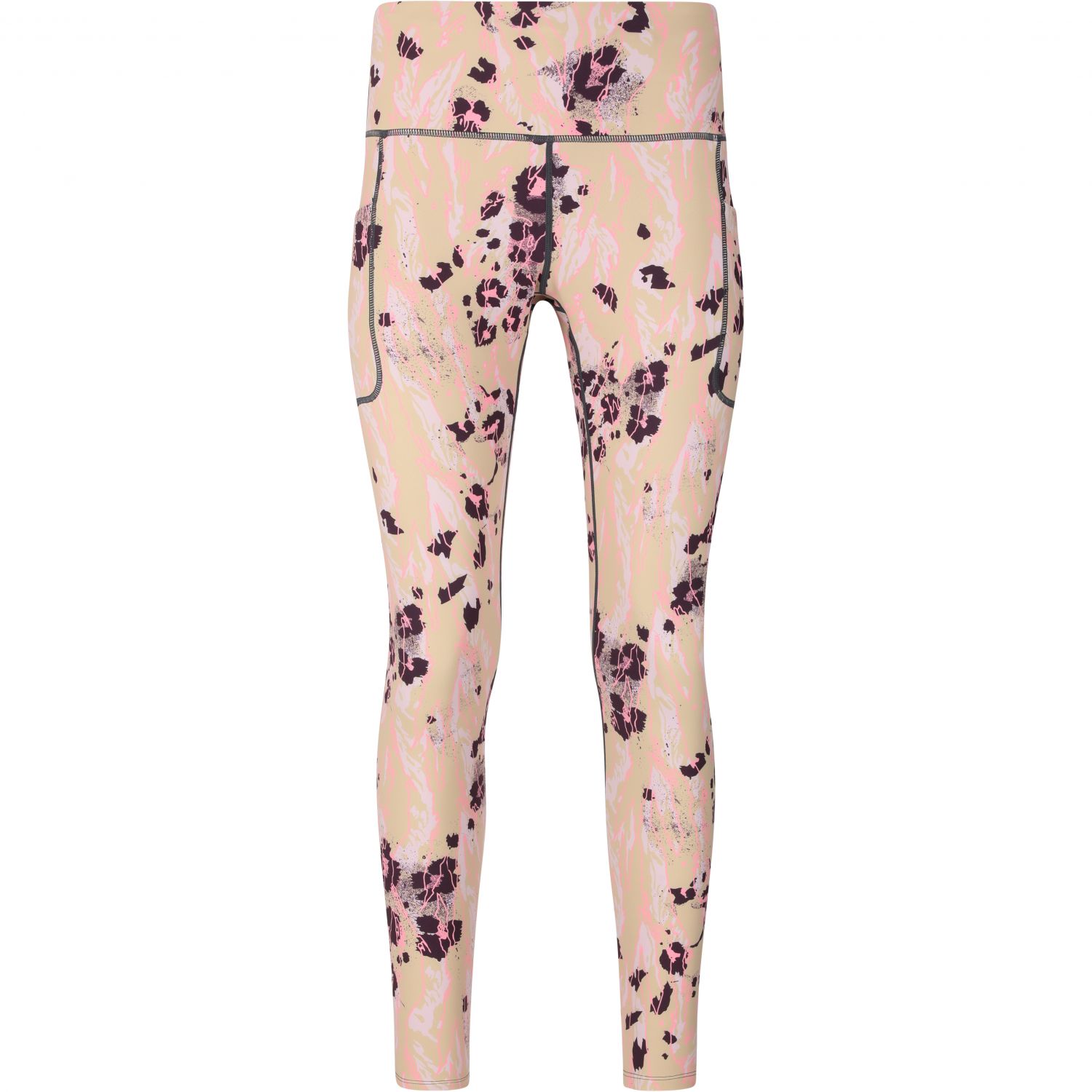 SLOPE Nyland AOP Tights, dámske legíny, feather gray