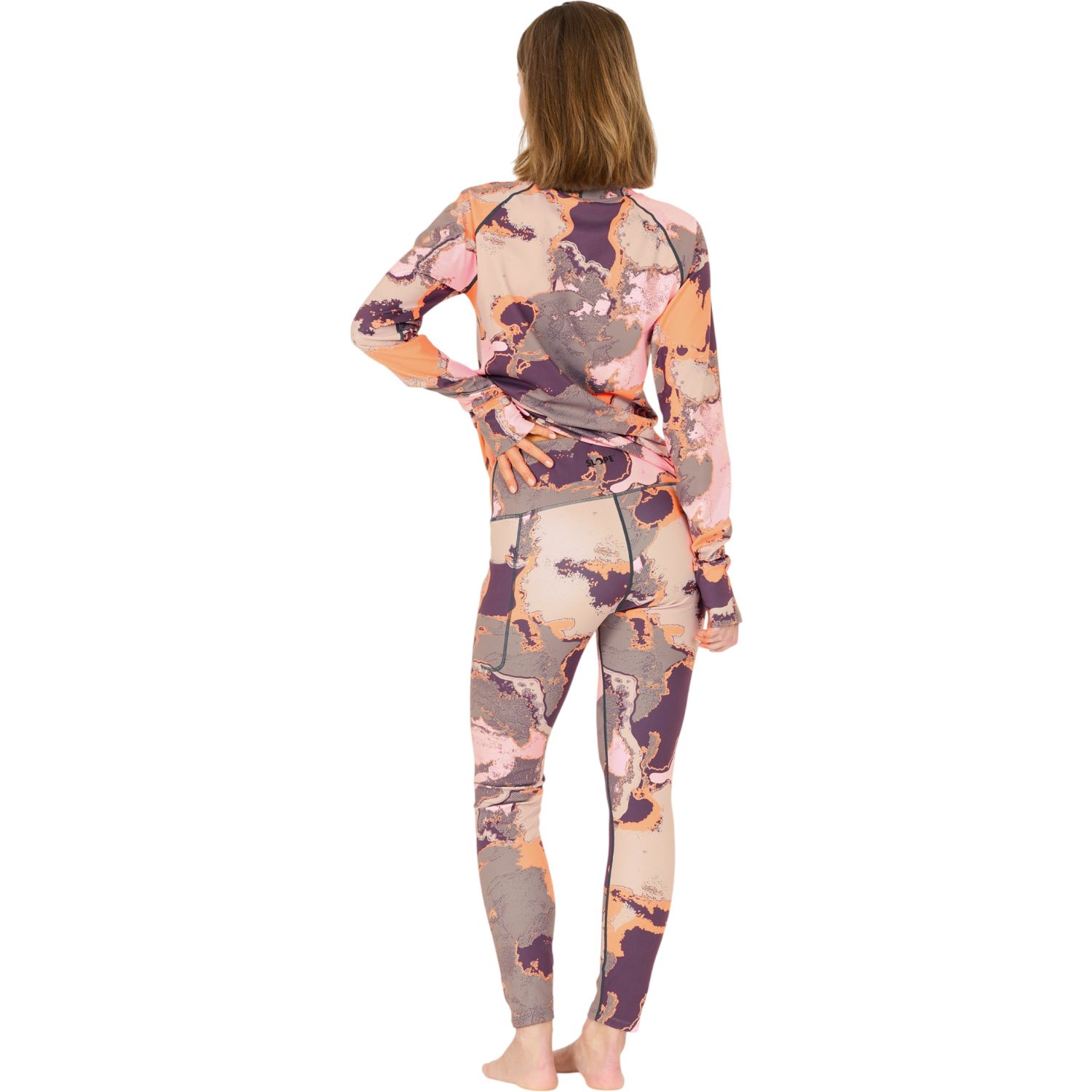 SLOPE Nyland AOP Tights, donna, sweet grape