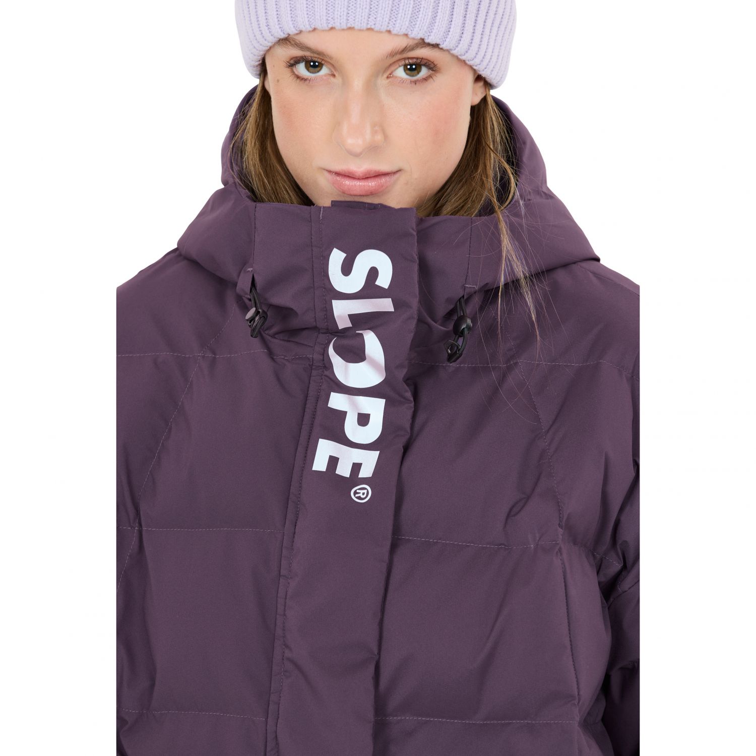 SLOPE Remy Puffer, jaqueta de inverno, feminina, roxa
