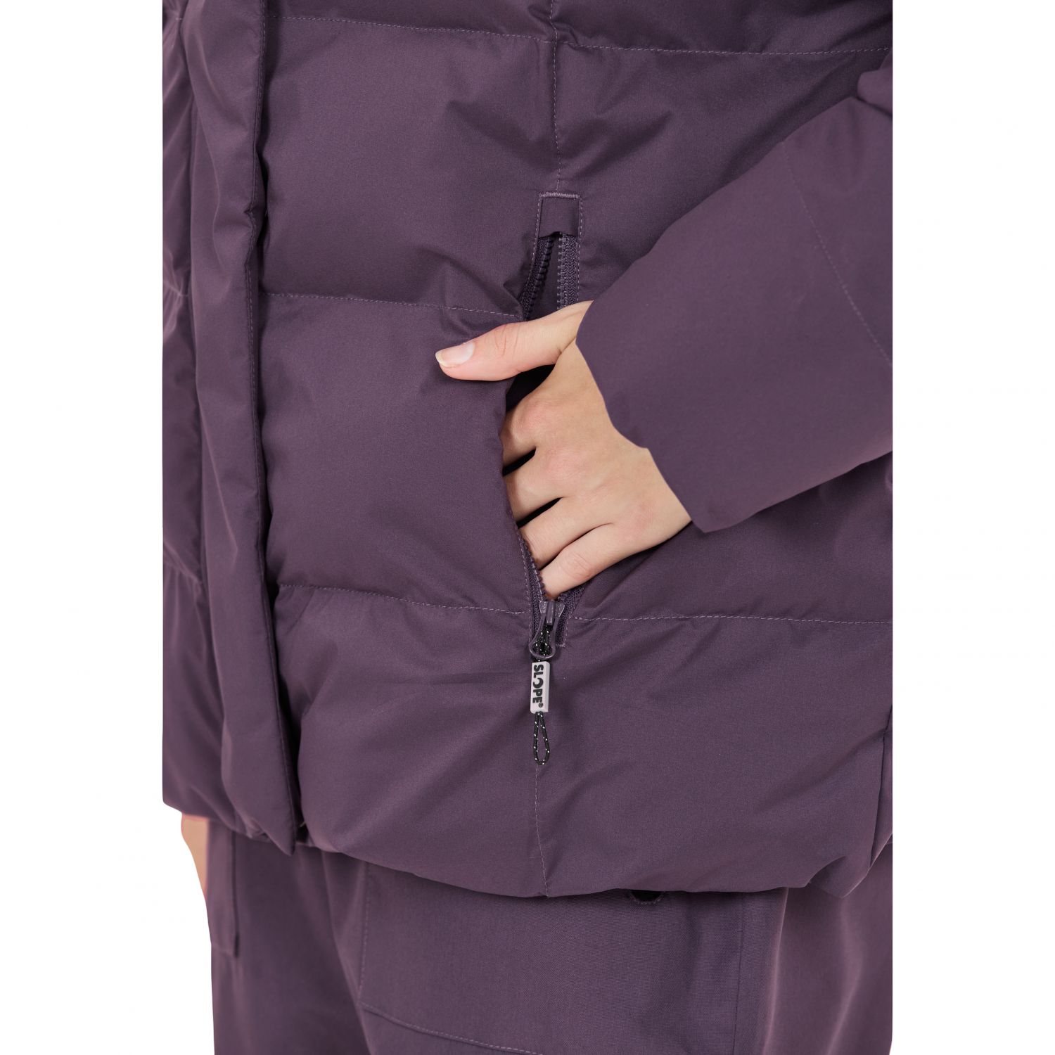 SLOPE Remy Puffer, jaqueta de inverno, feminina, roxa