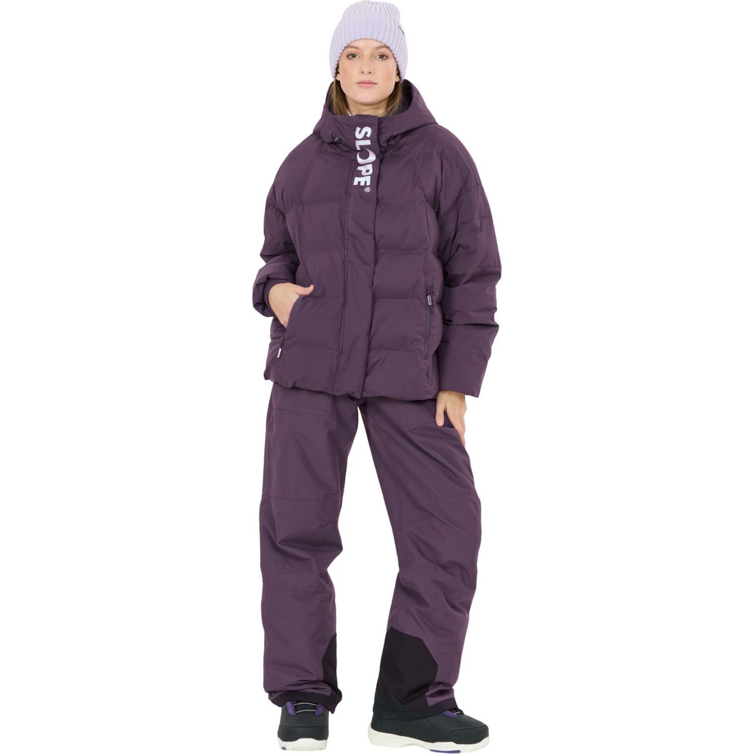 SLOPE Remy Puffer, Winterjacke, Damen, lila