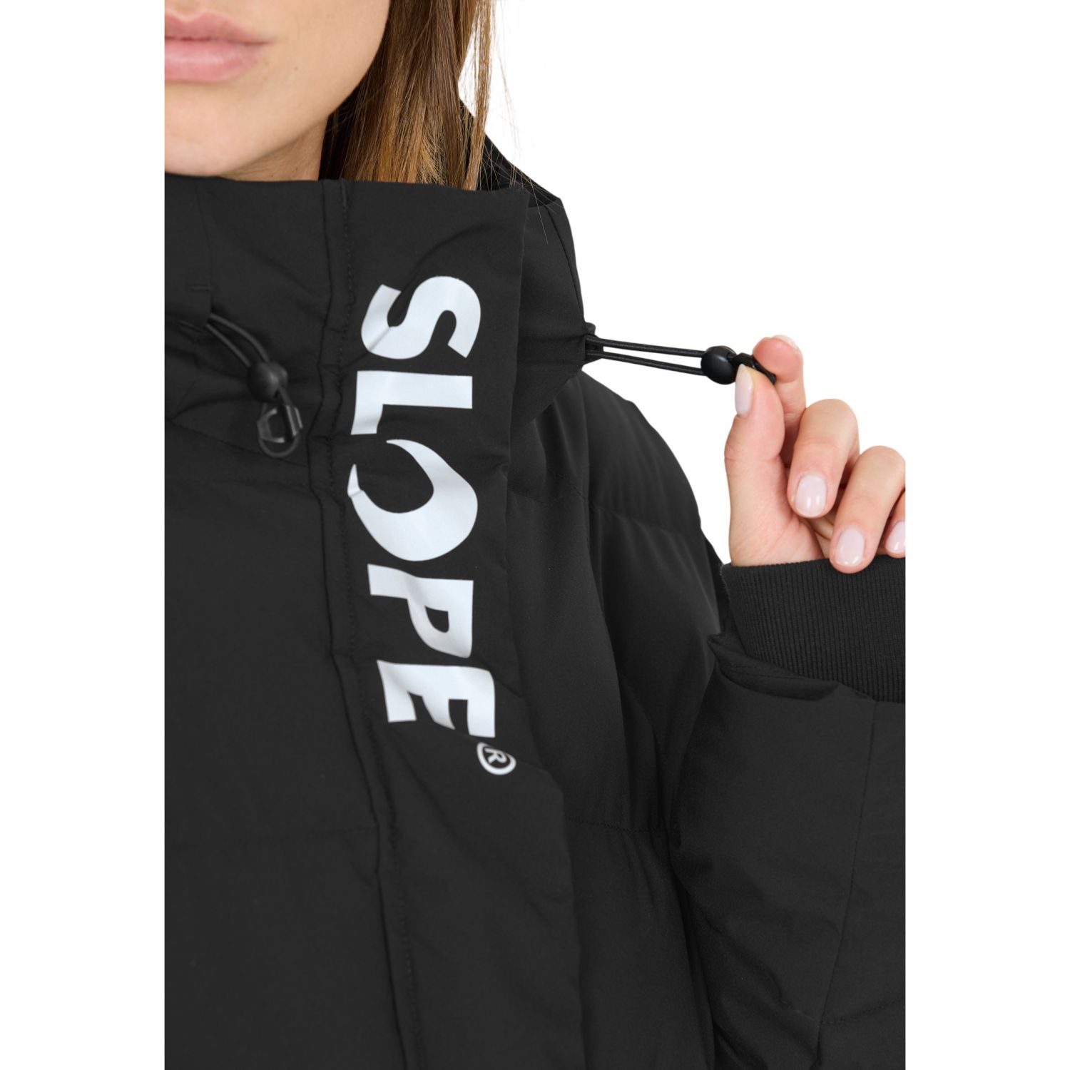 SLOPE Remy Puffer, zimná bunda, dámska, čierna