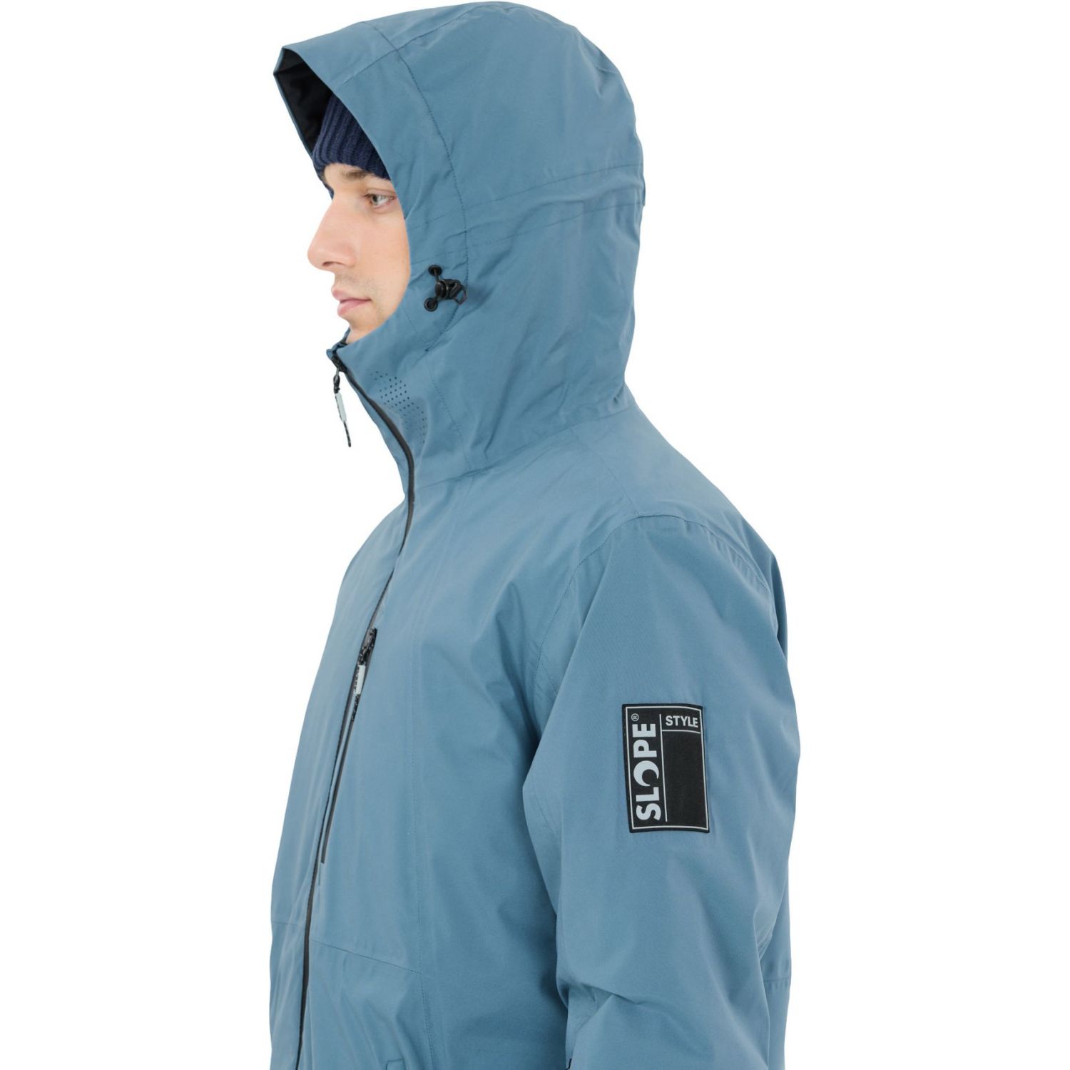 SLOPE River, síkabát, férfi, kék