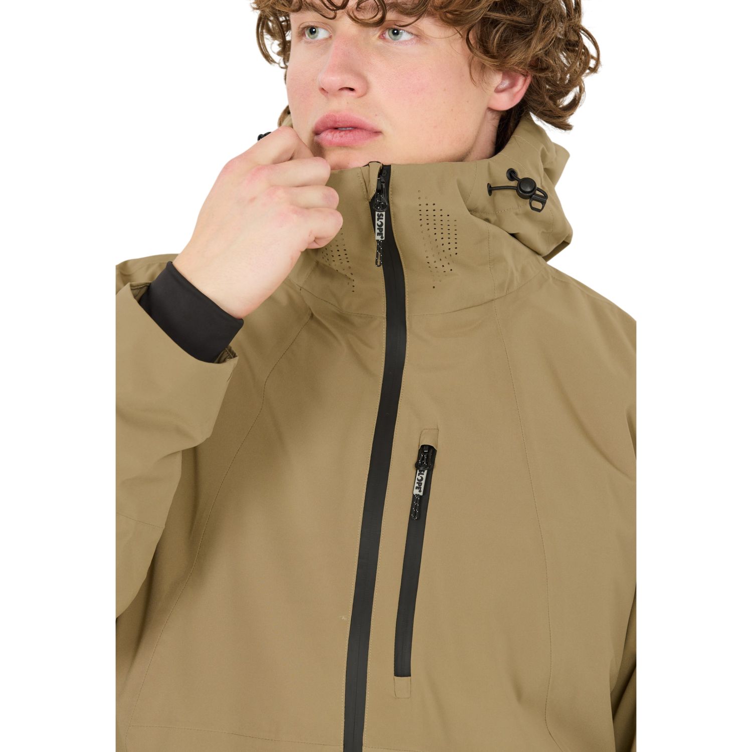 SLOPE River, ski jacket, men, brown