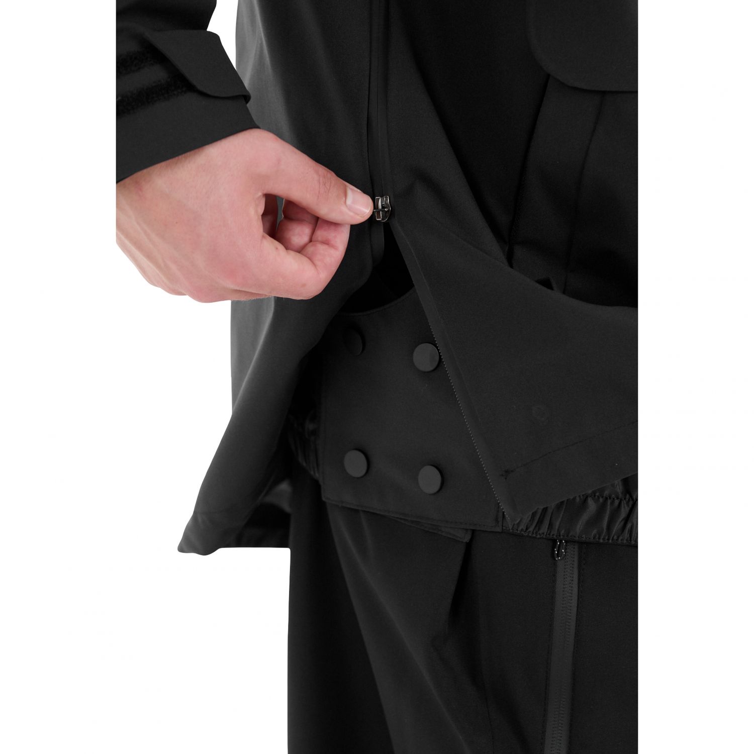SLOPE Ruki, anorak de esqui, masculino, preto