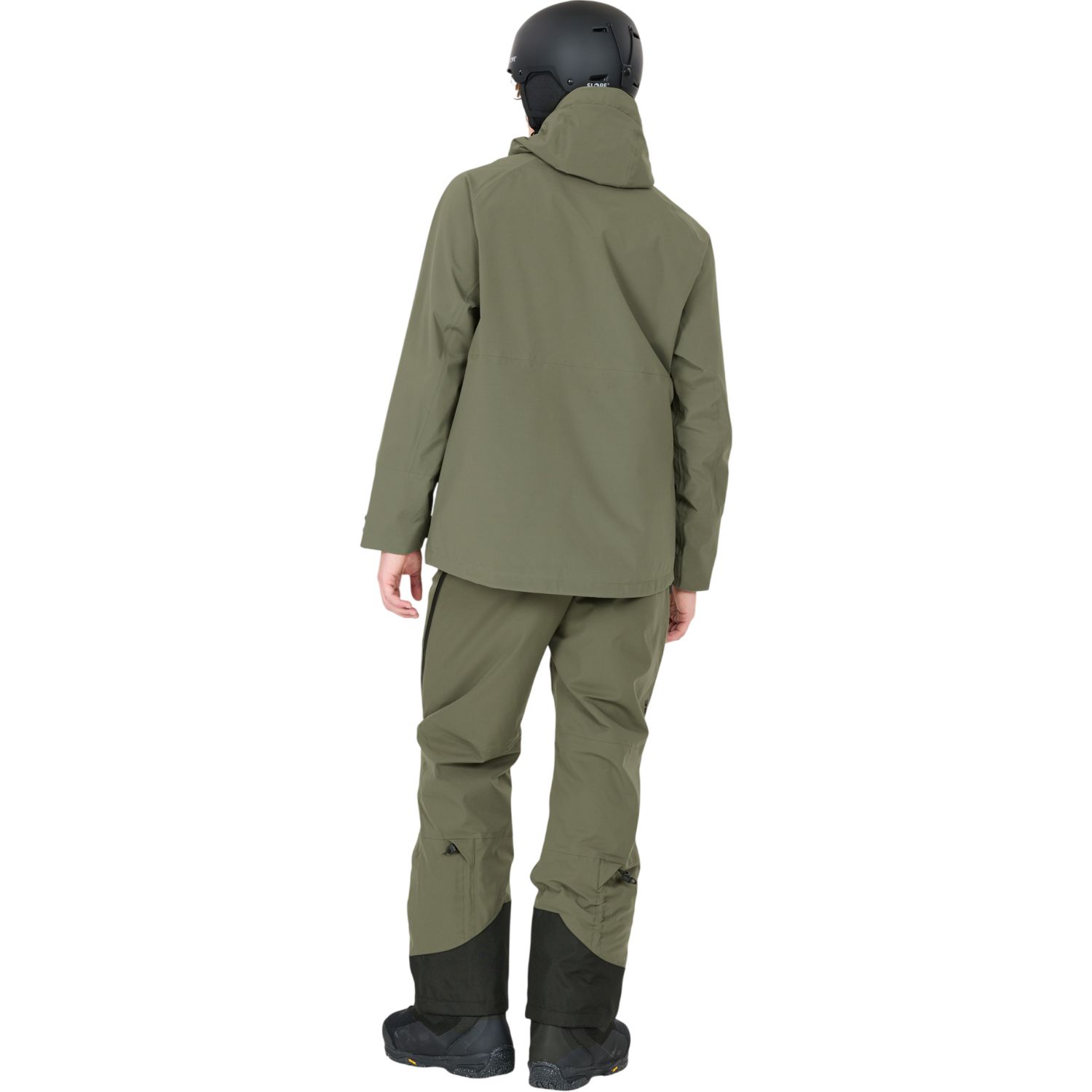 SLOPE Ruki, giacca anorak da sci, uomo, verde