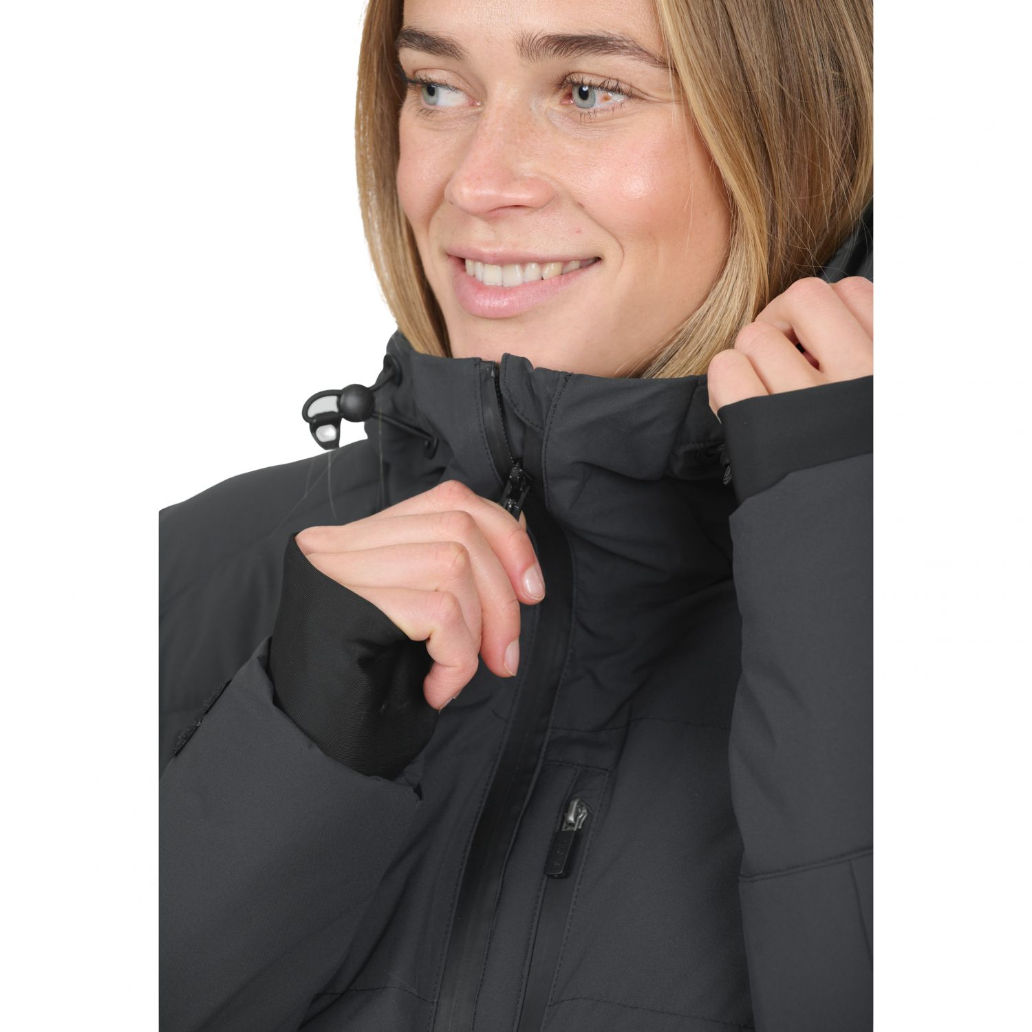 SLOPE Thumper, anorak, dámska, čierna