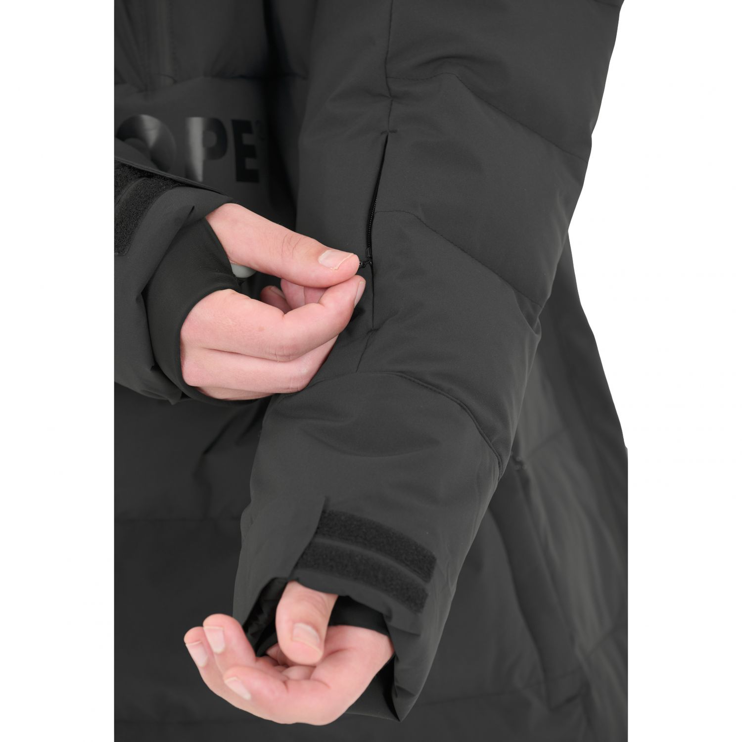 SLOPE Thumper, anorak, uomo, nero