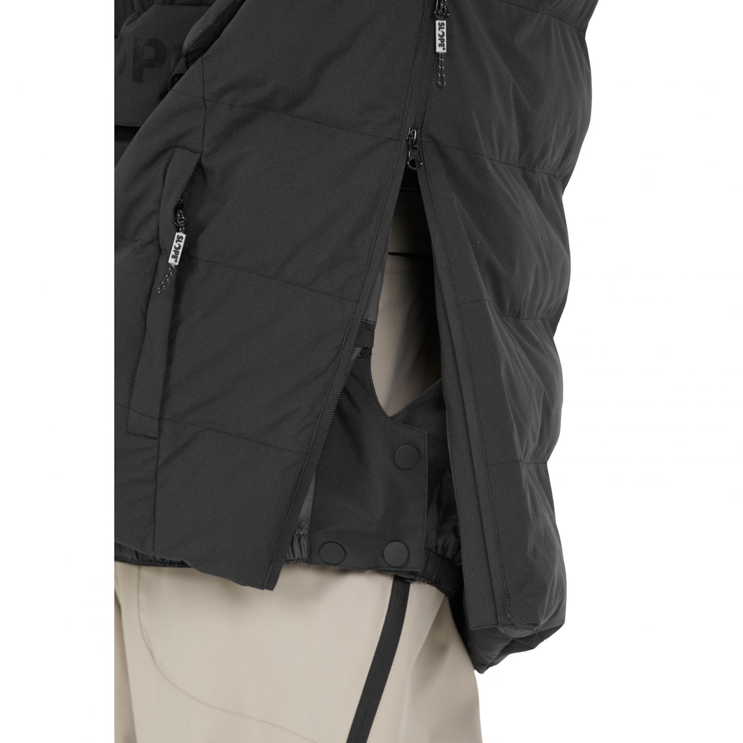 SLOPE Thumper, anorak, uomo, nero