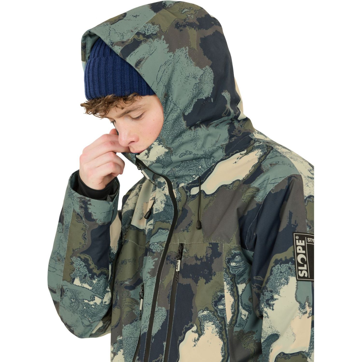 SLOPE Tuscon AOP, jaqueta de esqui, para homem, verde