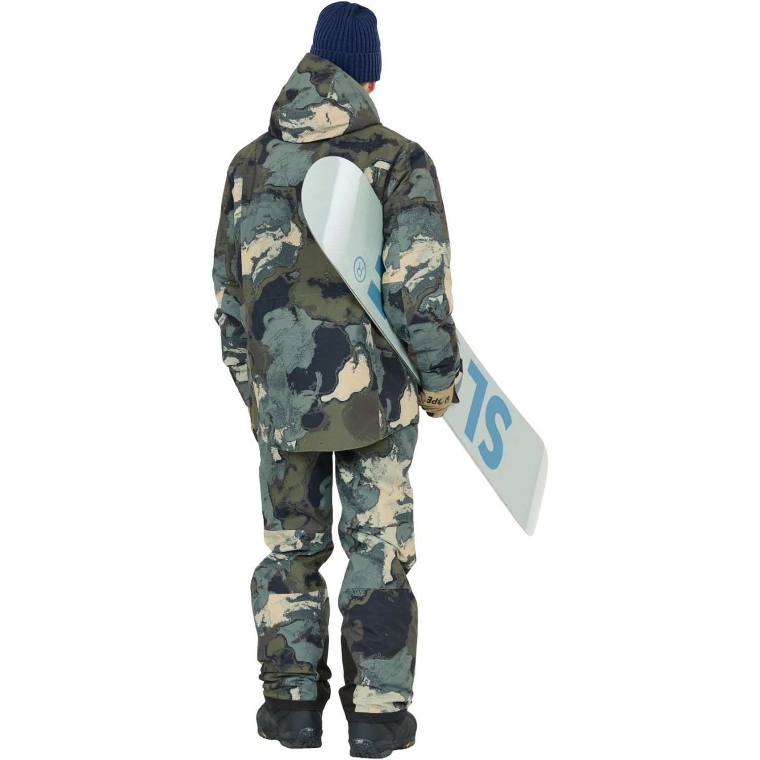 SLOPE Tuscon AOP, veste de ski, homme, aop vert