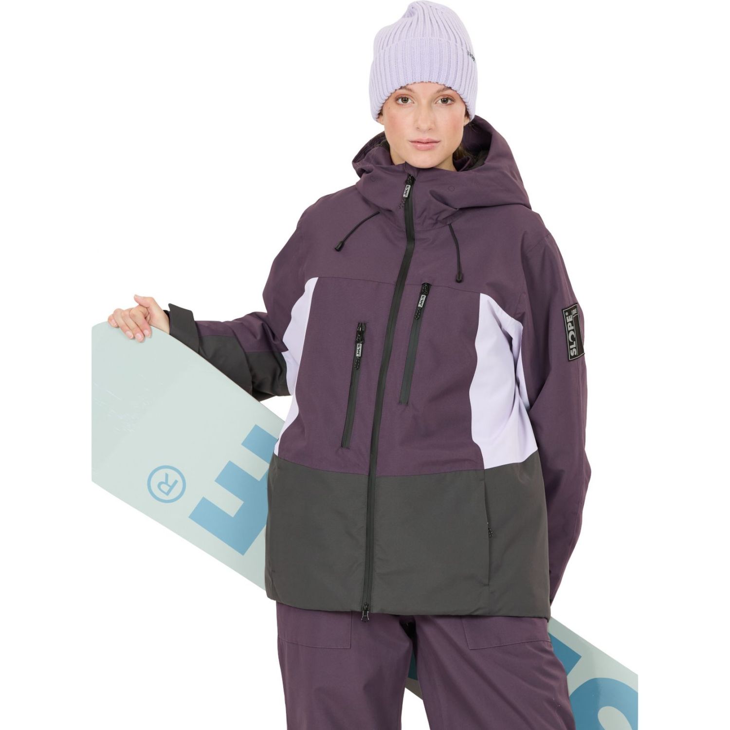 SLOPE Tuscon, jaqueta de esqui, feminina, roxa