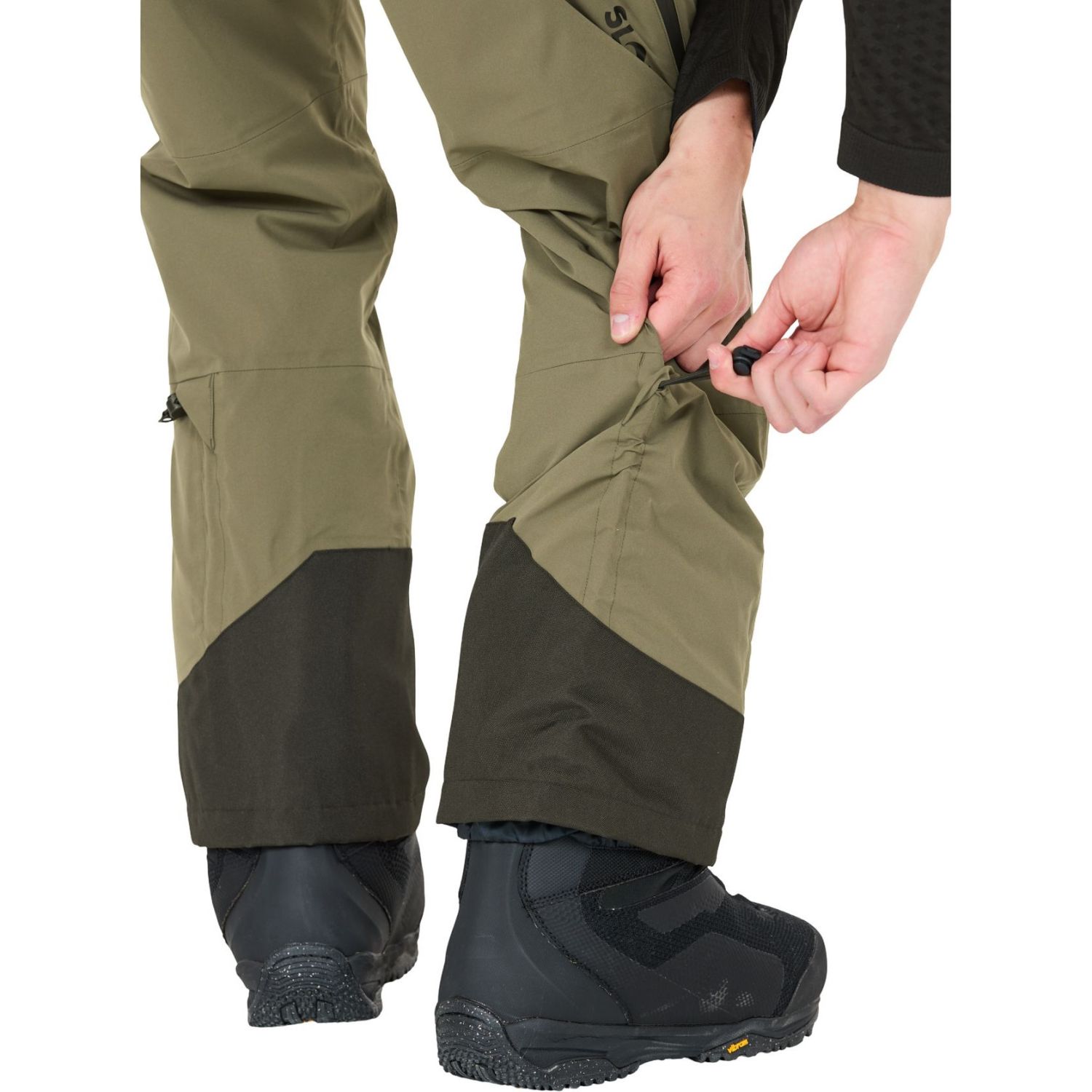 SLOPE Zuki, pantaloni da sci, uomo, verde