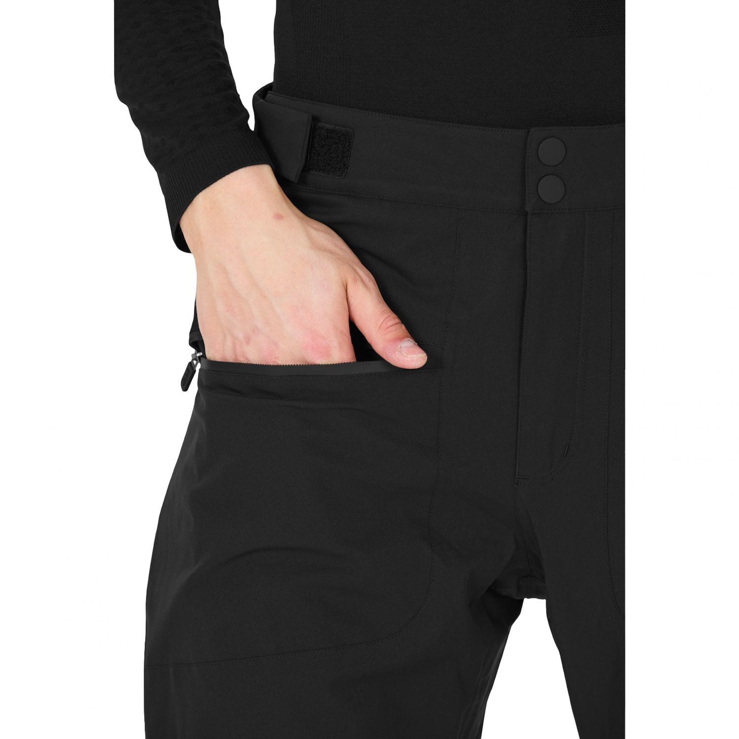 SLOPE Zuki, pantaloni de schi, bărbați, negru