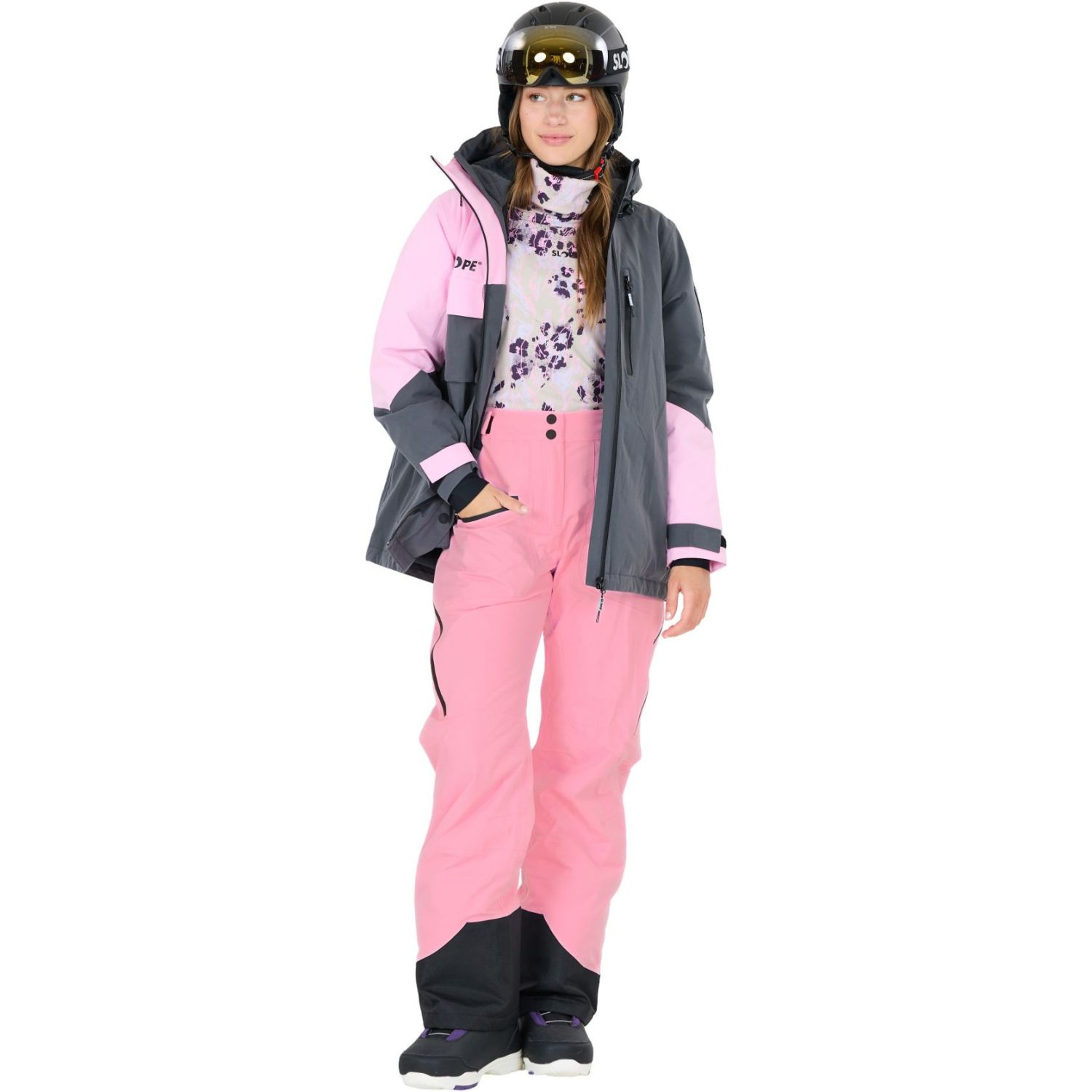 SLOPE Zuki, Skihose, Damen, pink