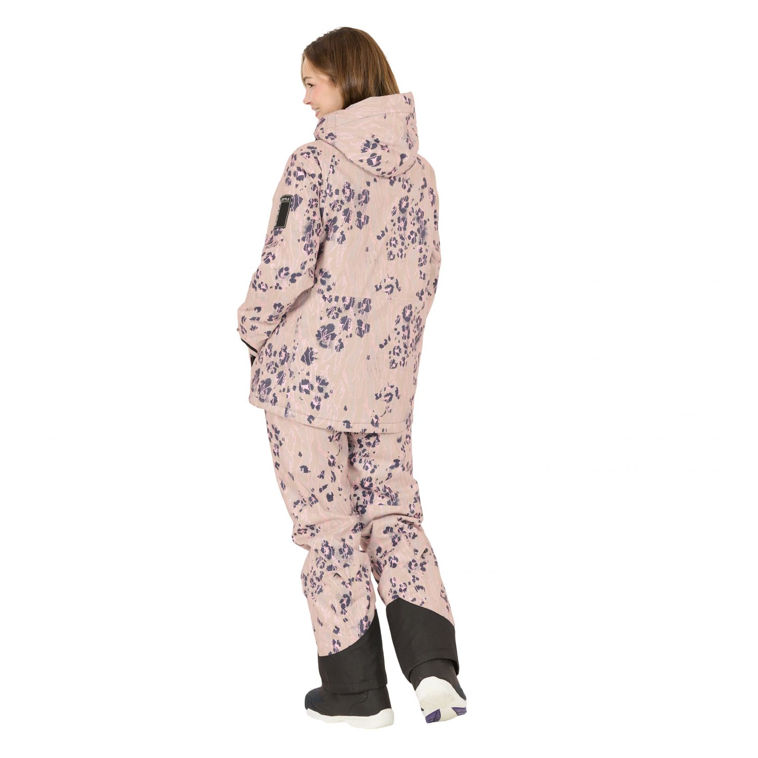 SLOPE Zuko AOP, jaqueta de esqui, feminina, feather gray