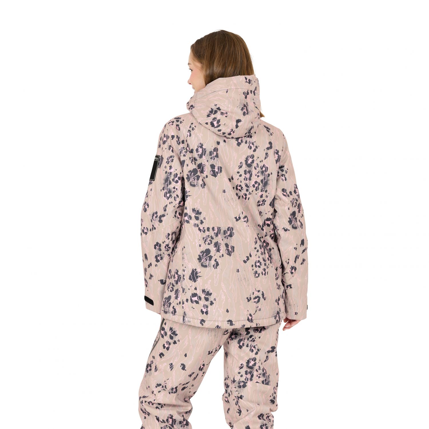 SLOPE Zuko AOP, jaqueta de esqui, feminina, feather gray