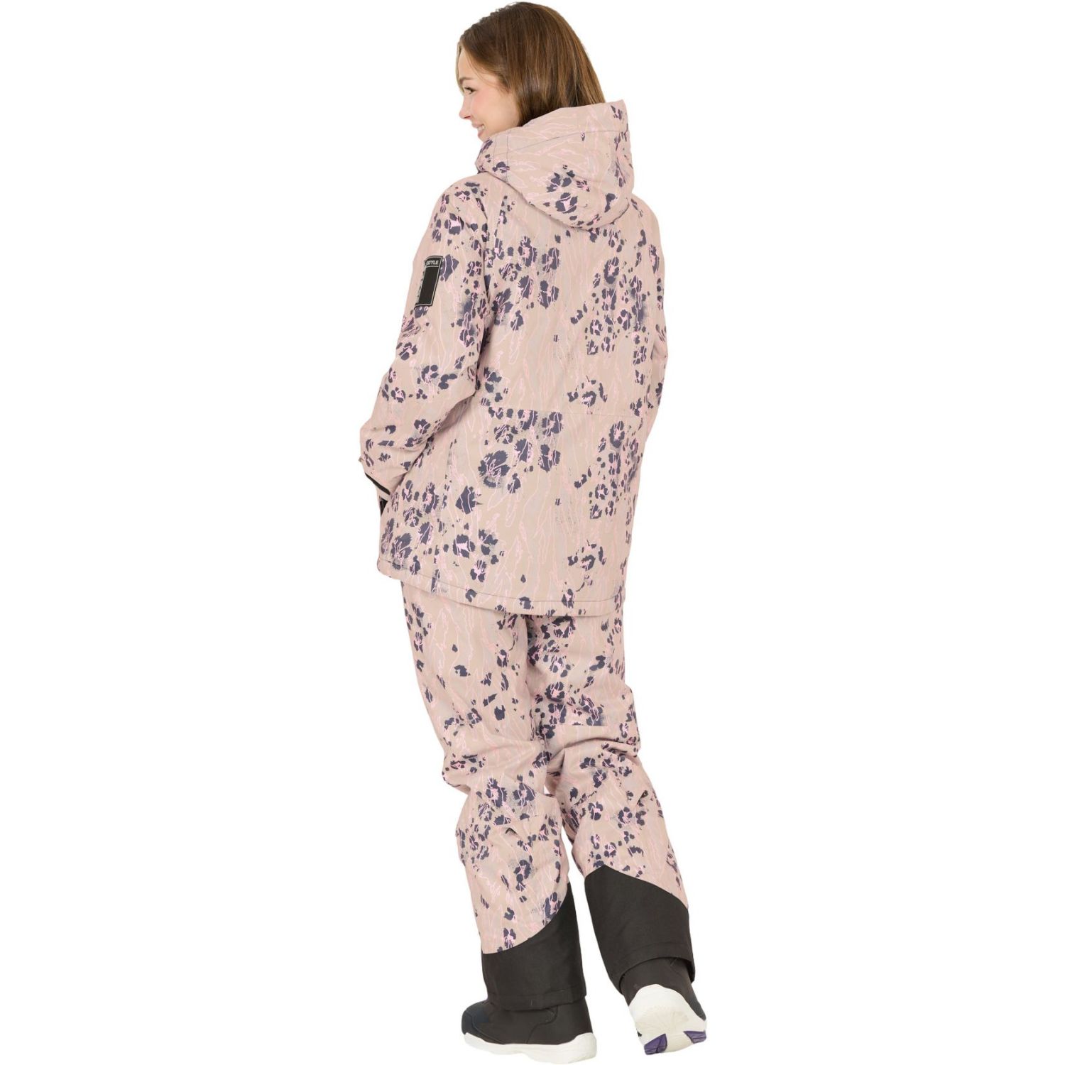 SLOPE Zuko AOP, jaqueta de esqui, feminina, feather gray
