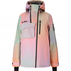 SLOPE Zuko AOP, skijakke, dame, orchid petal