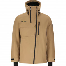 SLOPE Zuko, jaqueta de esqui, masculino, marrom