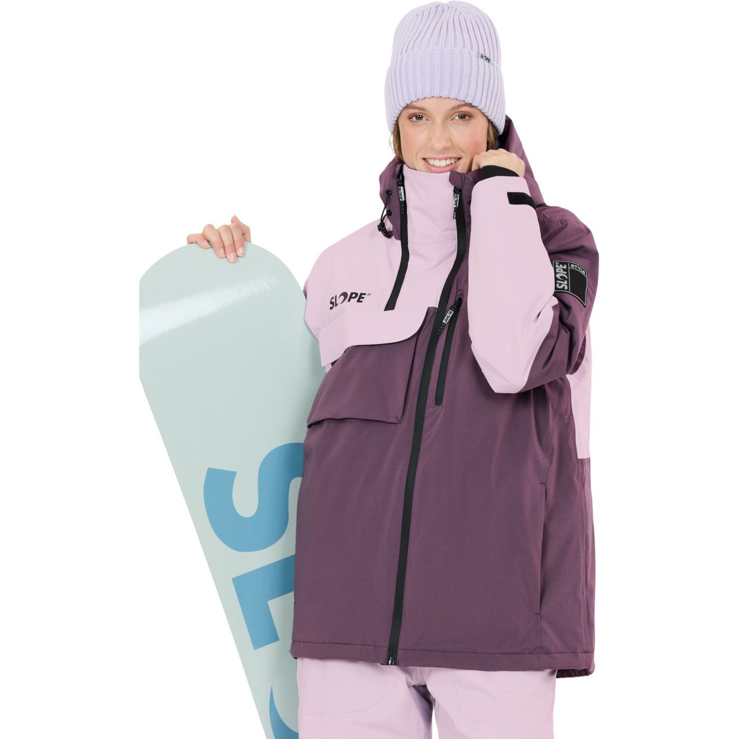 SLOPE Zuko, ski jacket, women, purple