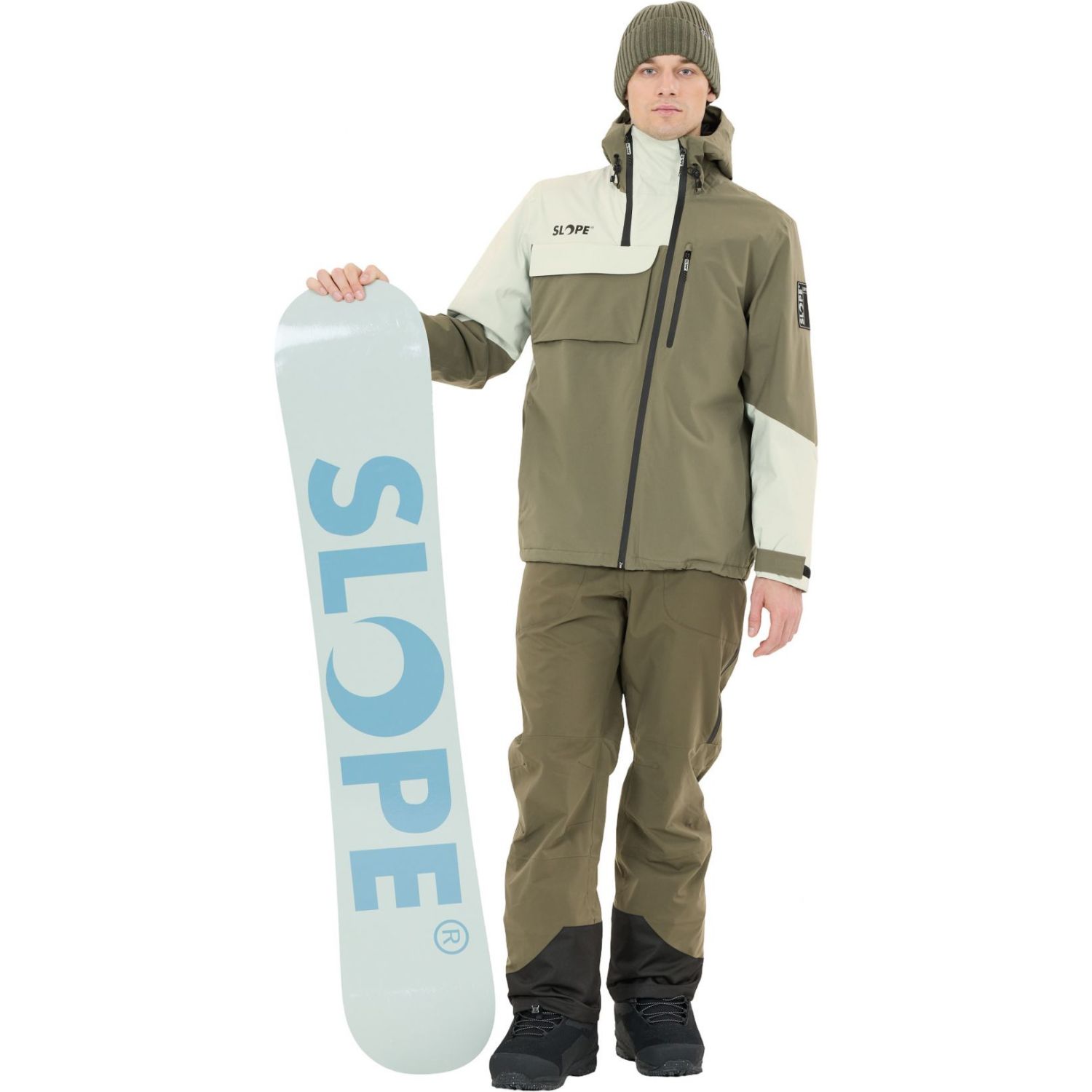 SLOPE Zuko, veste de ski, homme, vert