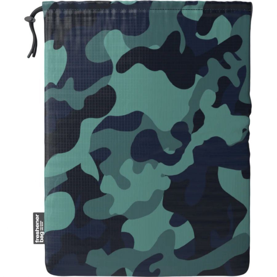 SmellWell Freshener Bag, shoe bag, camo green