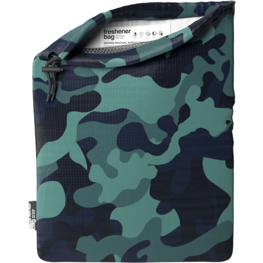SmellWell Freshener Bag, shoe bag, camo green